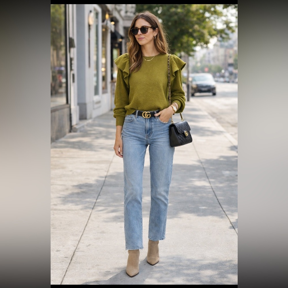 Ulla Johnson Merino Wool Long Sleeve Sweater